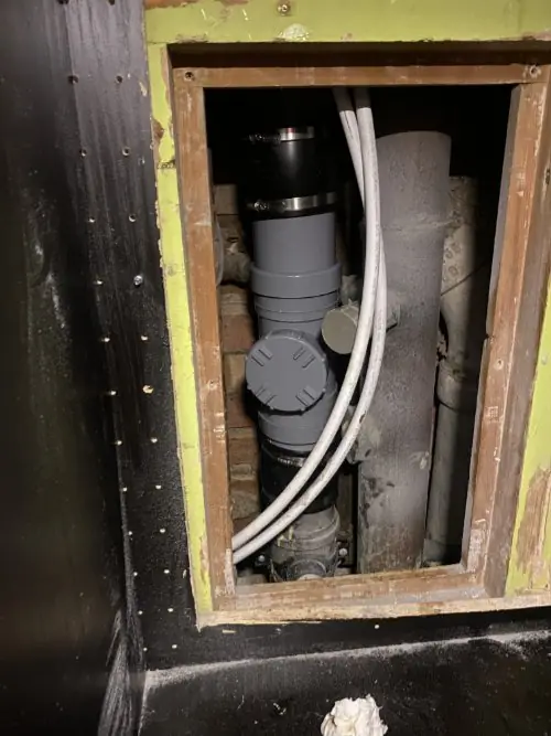 Domestic drain pipework repair