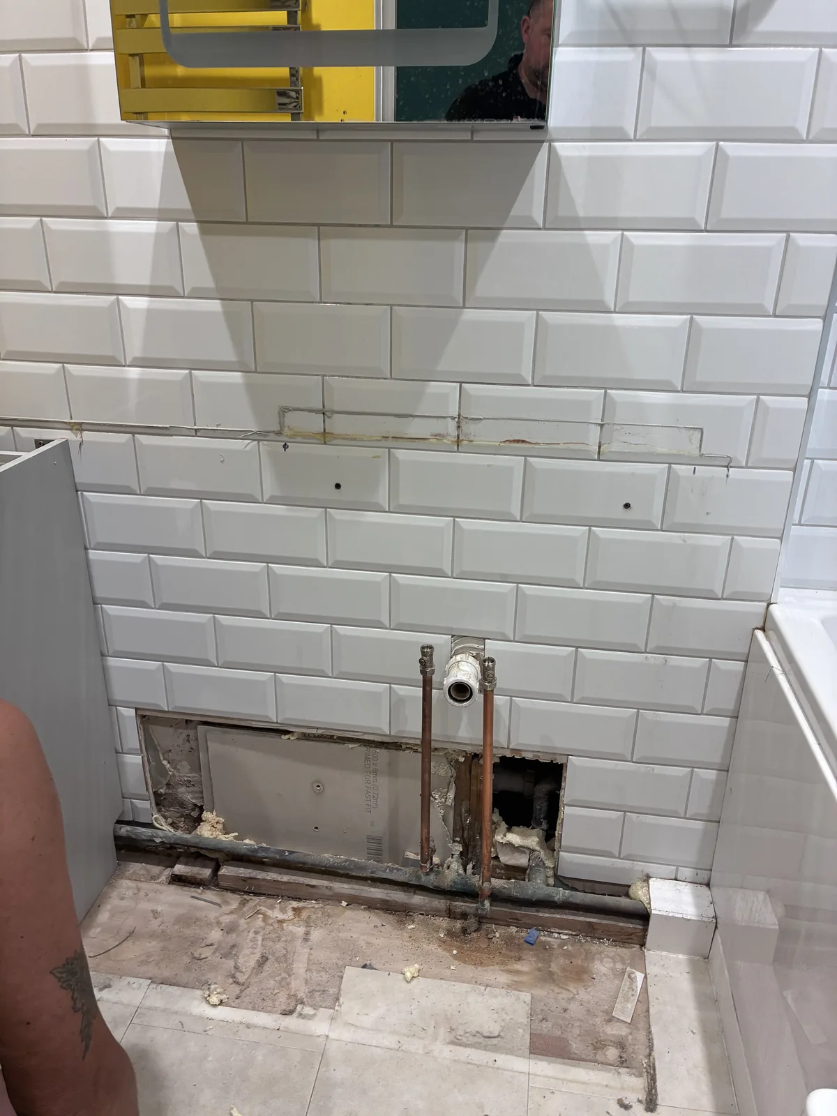 Bathroom Pipework Replacement project