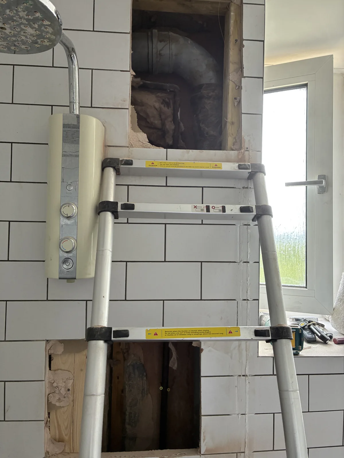 Bathroom Soil Stack Repair project