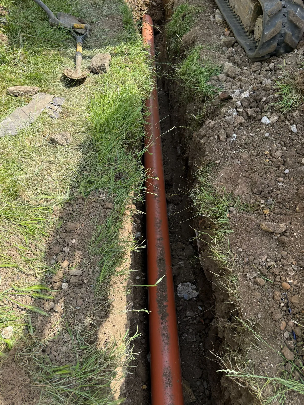 Drain Line and Water Main Repair repair work
