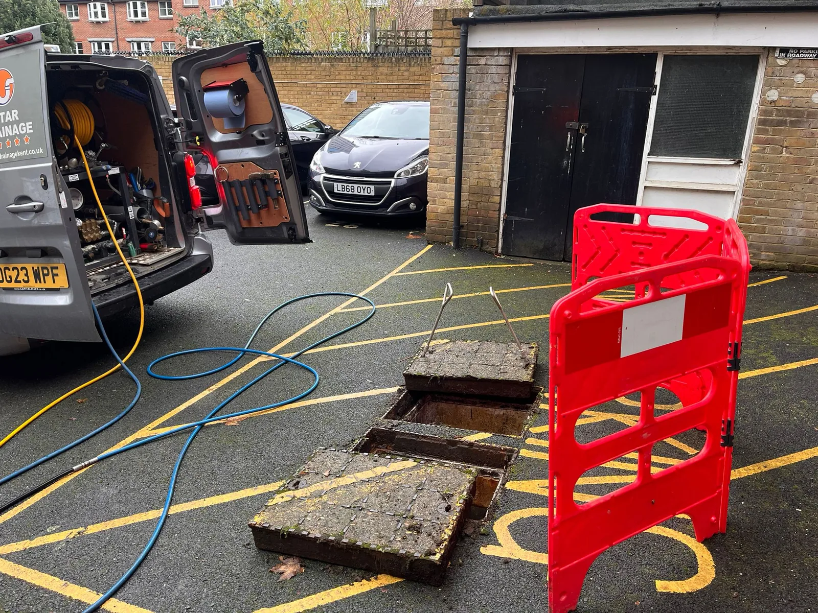 drainage system maintenance project photo