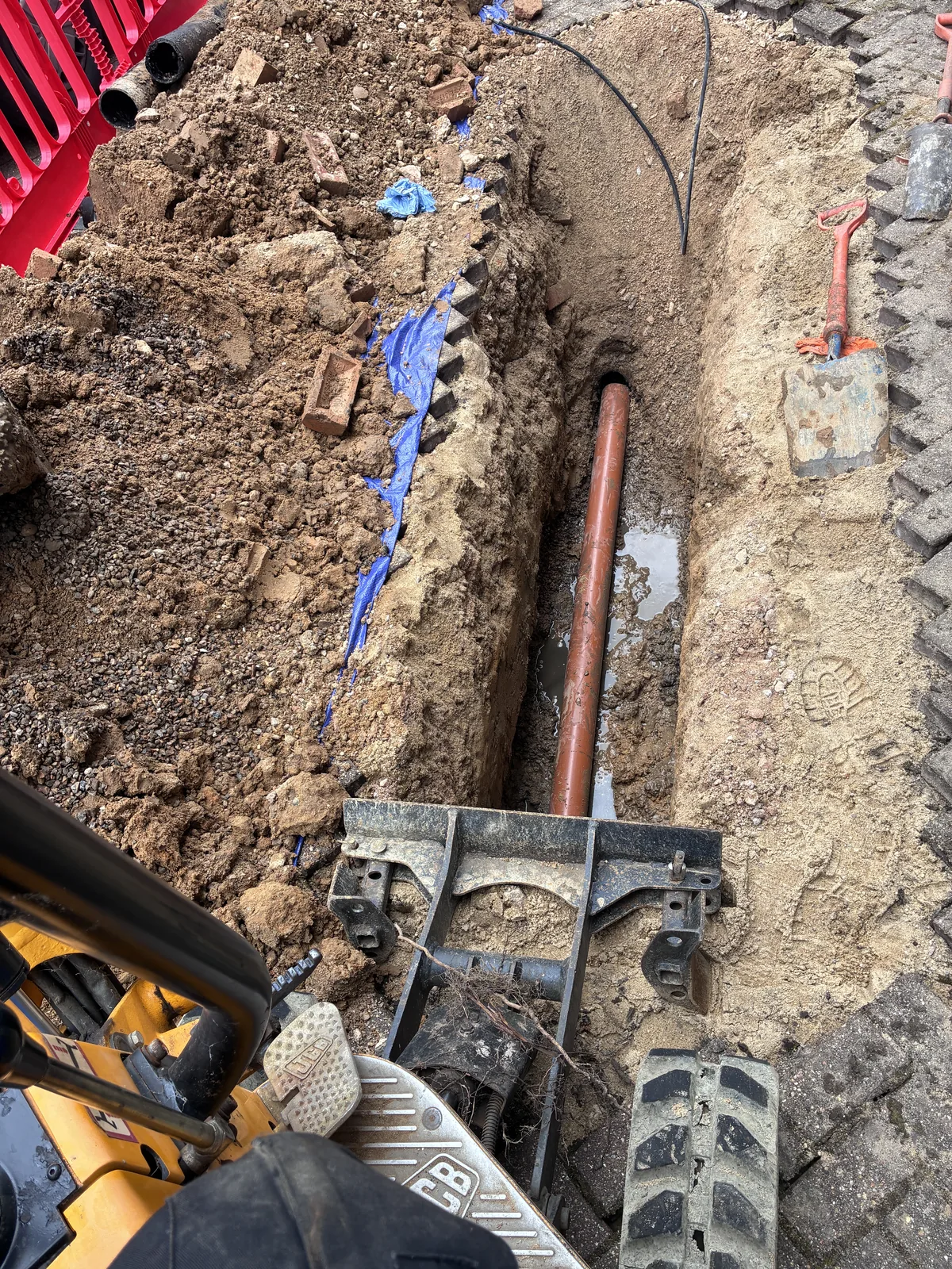 pitch fibre pipework replacement project photo