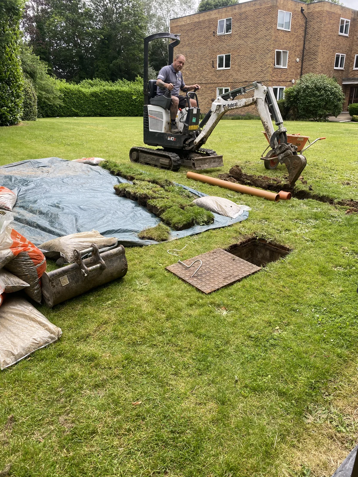 New Soakaway Installation project