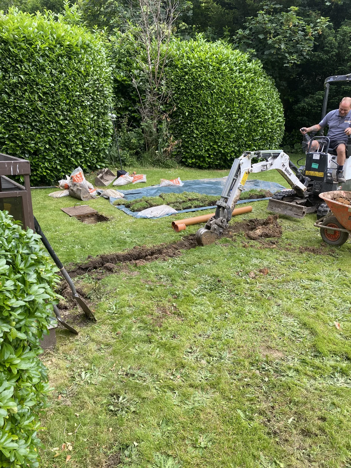 New Soakaway Installation repair work