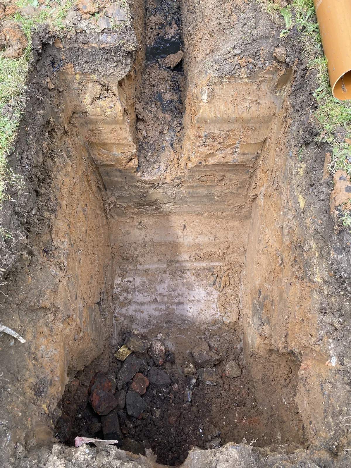soakaway installation project photo