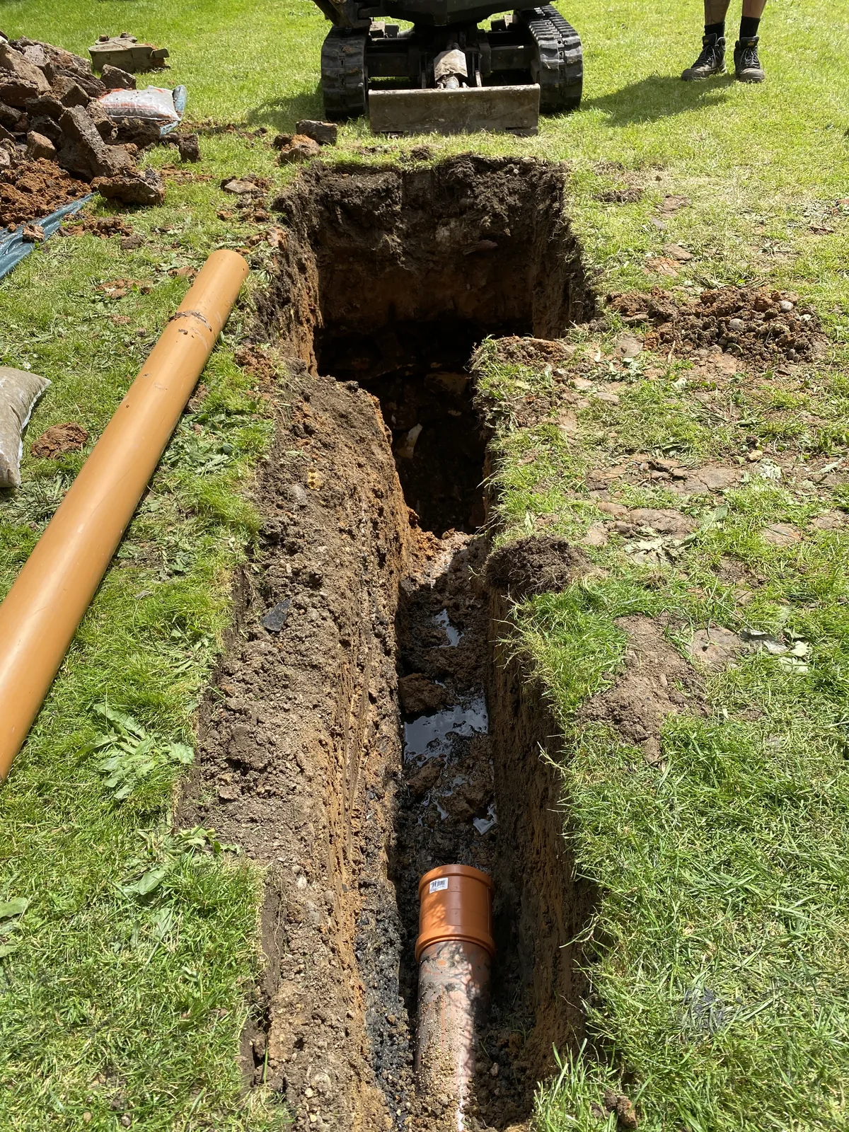 soakaway installation project photo