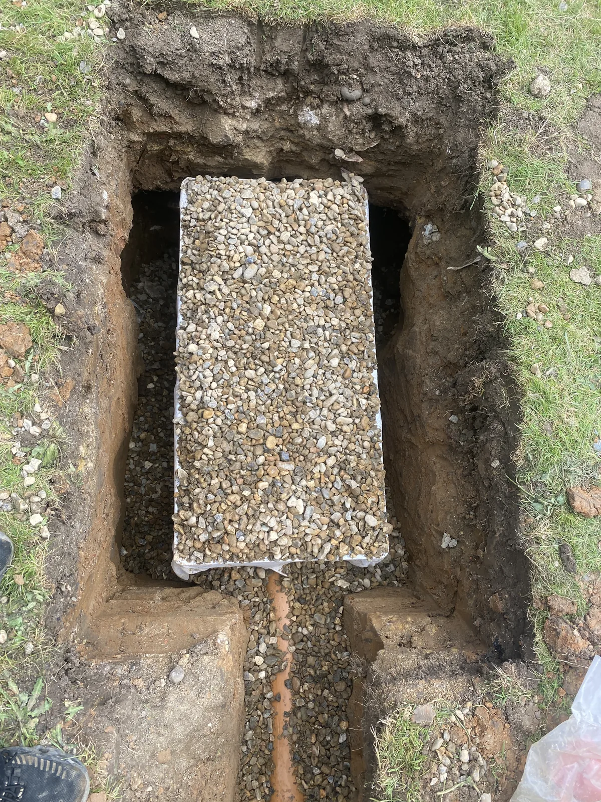 soakaway installation project photo