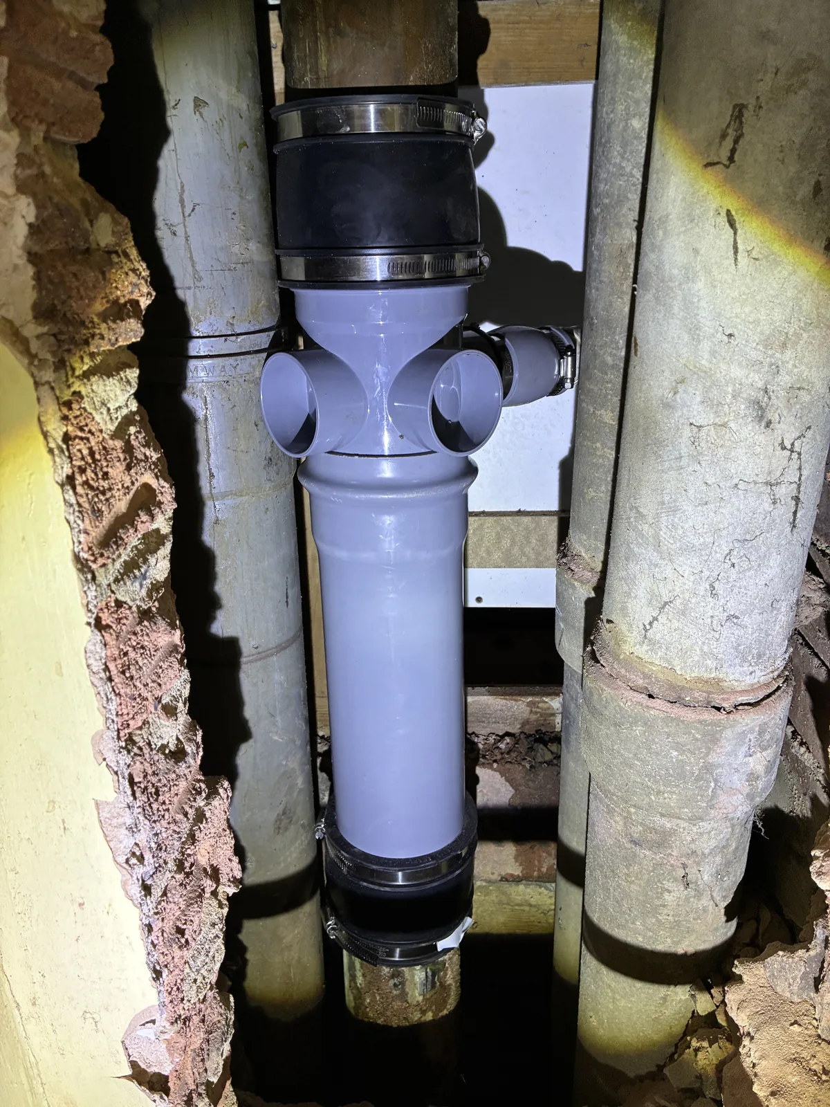 Soil Stack Repair repair work