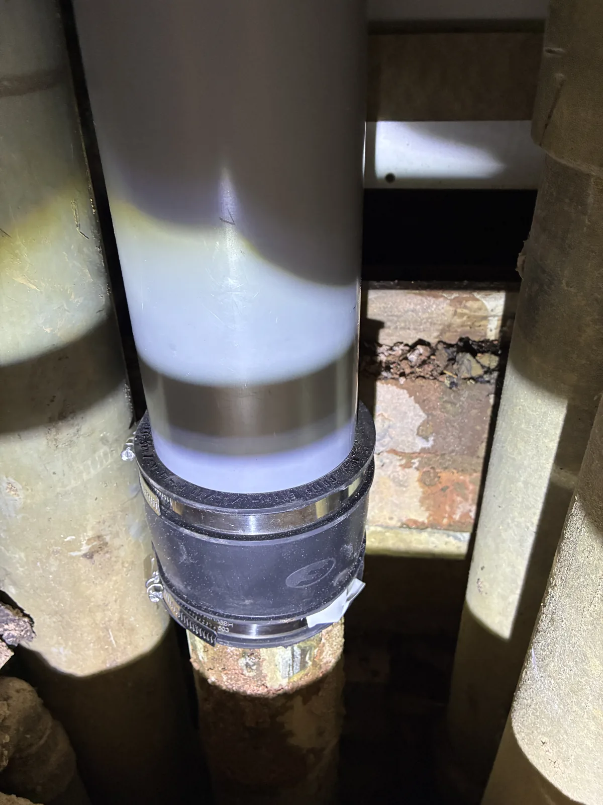 soil stack repair project photo